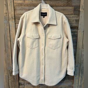 Hilary Radley Cream Shacket - size L